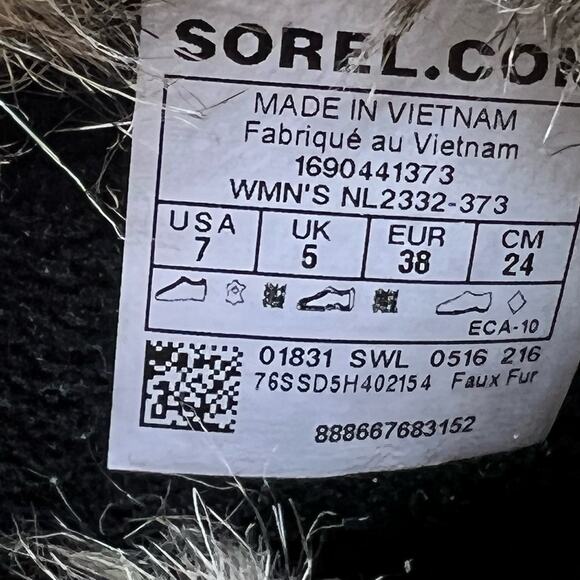Sorel Boots Womens 7 Tofino II Tall Winter Snow Tan NL 2332 373 Faux Fur - Picture 9 of 10